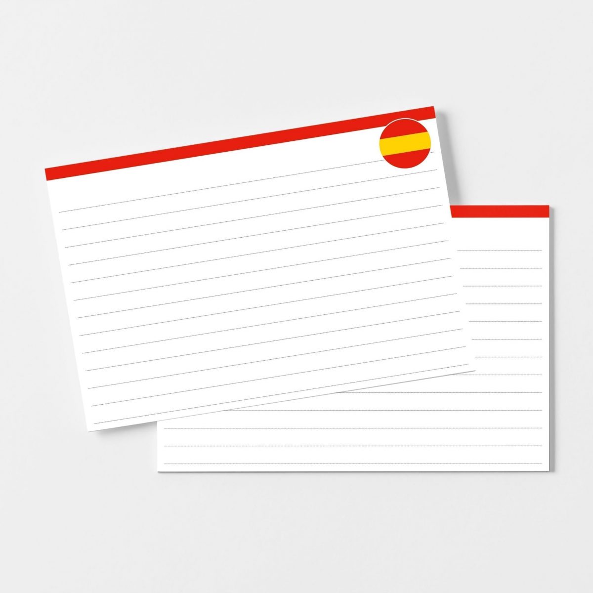 a6 talen flashcards bestellen - spaans