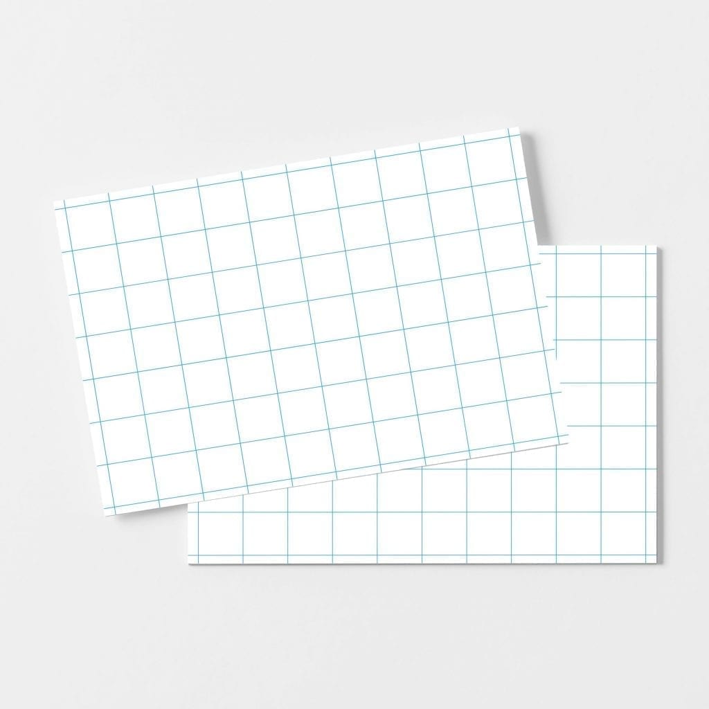 Snel A7 Flashcards kopen Standaard, Geruit groot, 50 stuks