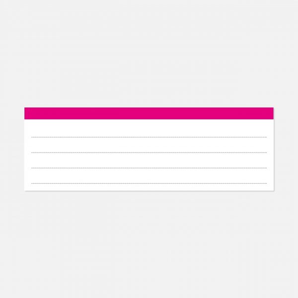 Halve flashcards kopen - roze